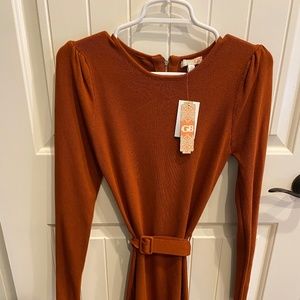 GB rust pencil dress